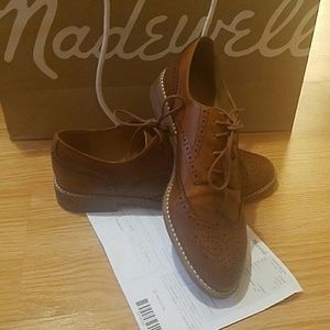 2- week- old Madewell Juliette Oxfords sz 9!